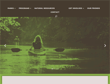 Tablet Screenshot of eriemetroparks.org